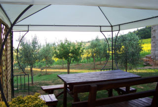 The gazebo for the apartment’s guests