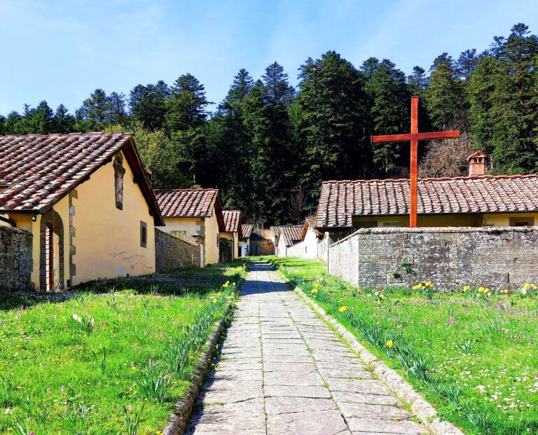 Le celle dei monaci al Sacro Eremo di Camaldoli