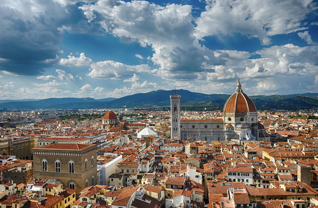 The Florence Duomo seen from the Torre di Arnolfo