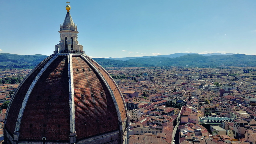 La Cupola del Brunelleschi vista dal Campanile di Giotto