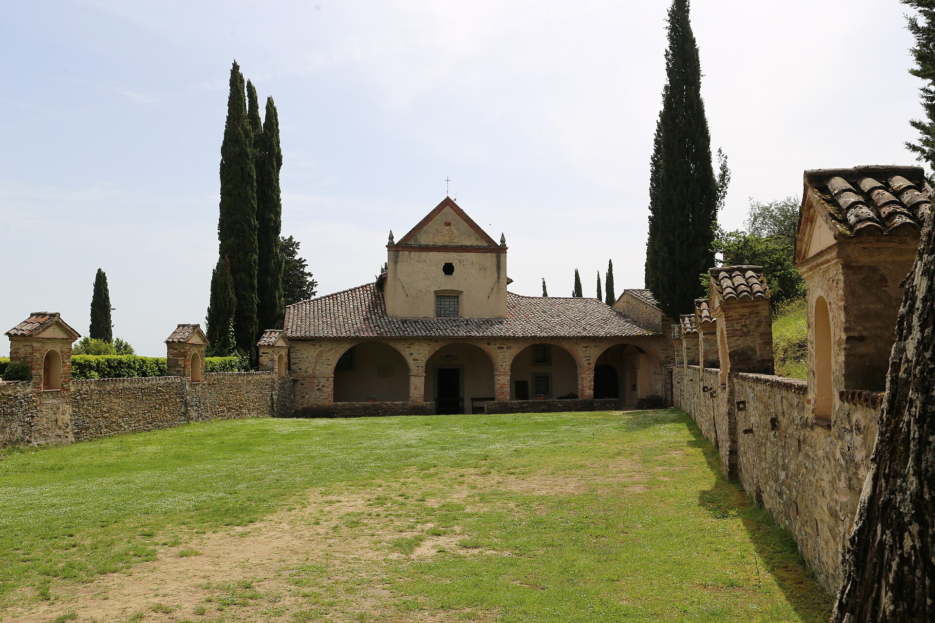 The old Franciscan convent of La Scarzuola