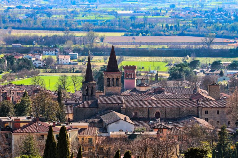 I tetti e le torri del centro storico di Sansepolcro