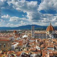 The Florence Duomo seen from the Torre di Arnolfo